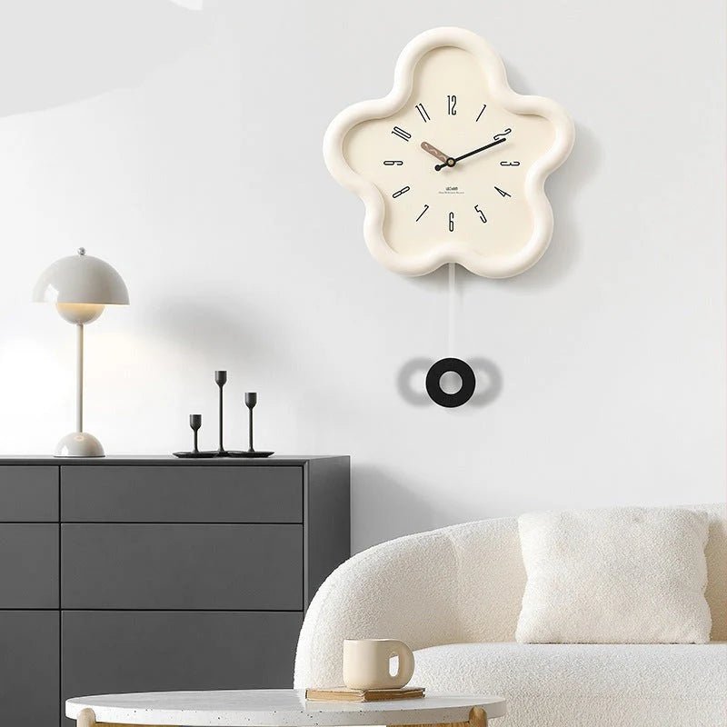 3D Flower Wall Clock – Decorative Elegance and Modern Style 