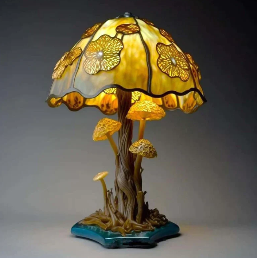 Megnyugtató Ólomüveg Lámpa – Lágy Fény És Meleg Hangulat 