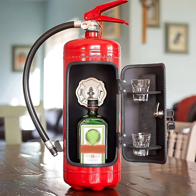 Mini Bar Extinguisher – Unusual Storage for Your Bottles 