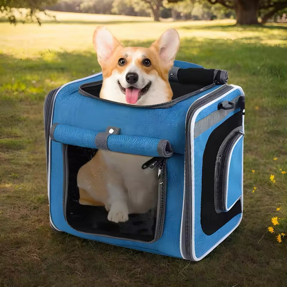 動物用の伸縮可能な自転車用カゴ - 実用的で快適 