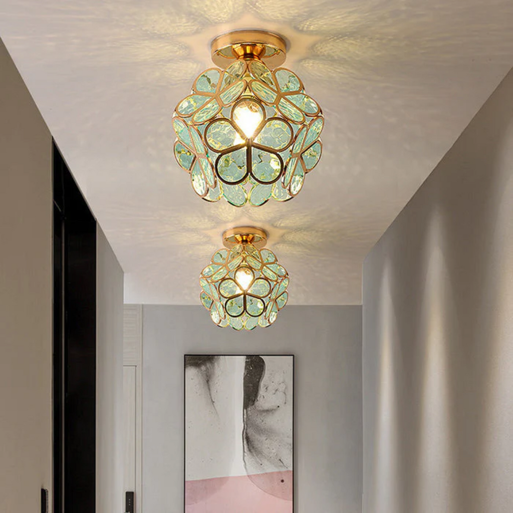 Luminaire De Plafond En Forme De Fleur – Design Délicat Et Moderne
