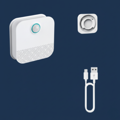 Intelligent deodorizer — Oppladbar for kattens søppel 