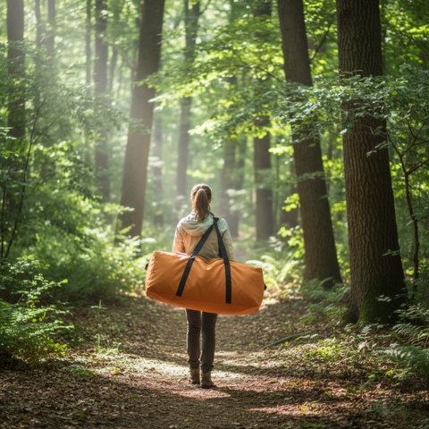 Torba kempingowa - łatwa, kompaktowa organizacja