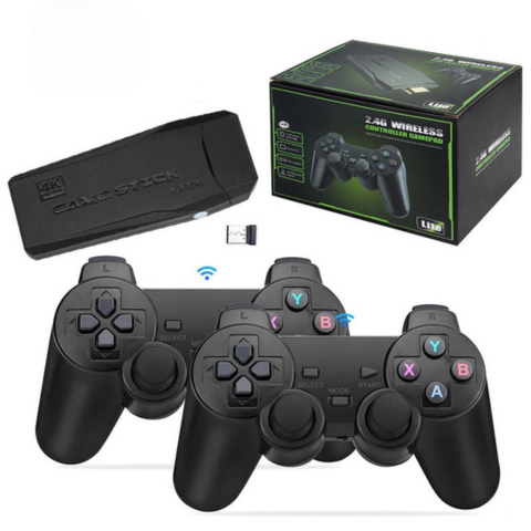 Retro Spillkonsoll – 4K Opplevelse Og Dobbel Joystick 