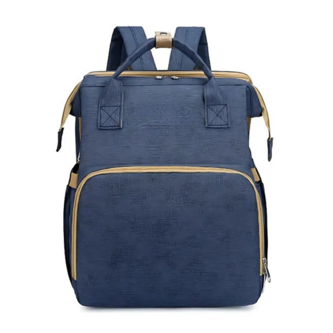 Rejserygsæk til baby - sammenklappelig seng og indbygget opbevaring