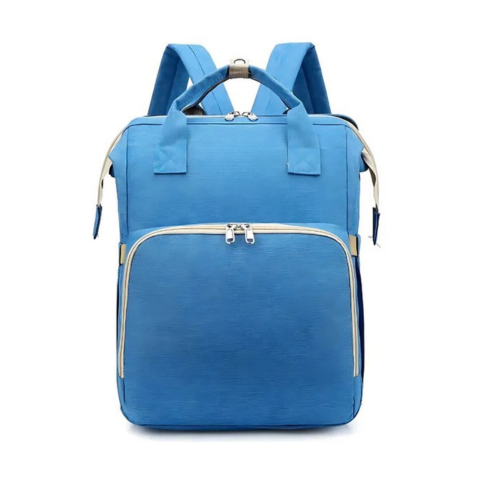 Rejserygsæk til baby - sammenklappelig seng og indbygget opbevaring