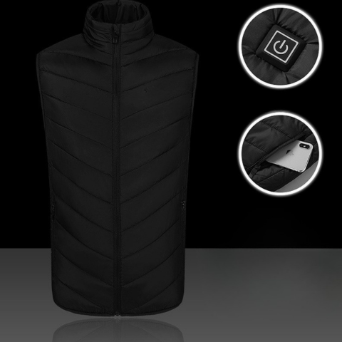 Unisex Verwarmingsvest - Verstelbare Temperatuur & Moderne Stijl