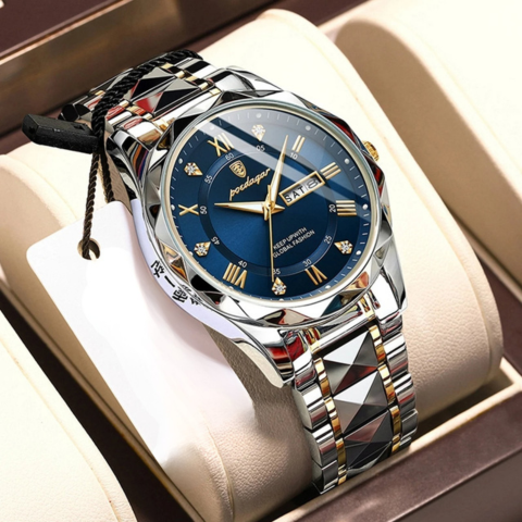 Gildas | Reloj de lujo para hombre resistente al agua - Función iluminada y estilo atemporal