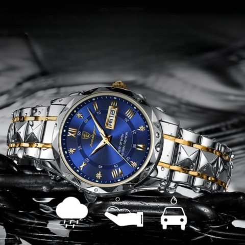 Gildas | Reloj de lujo para hombre resistente al agua - Función iluminada y estilo atemporal