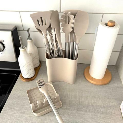 12-teiliges Silikon-Küchenutensilien-Set - Vollständigkeit & Benutzerkomfort