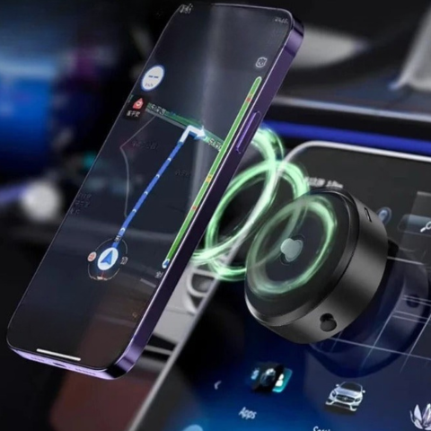 360° magnetisk biltelefonhållare - säker fastsättning och praktisk användning