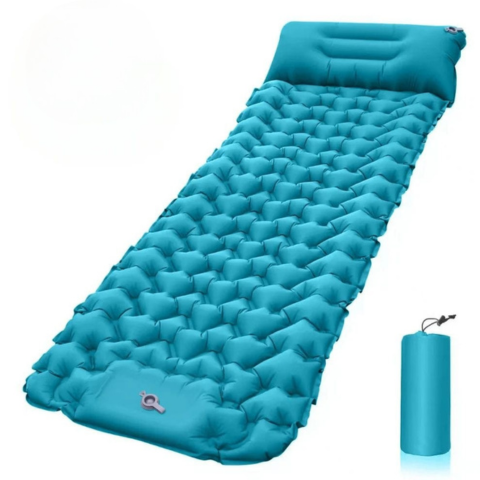 Opblaasbare Campingmatras – Met Ingebouwde Pomp En Optimaal Comfort 