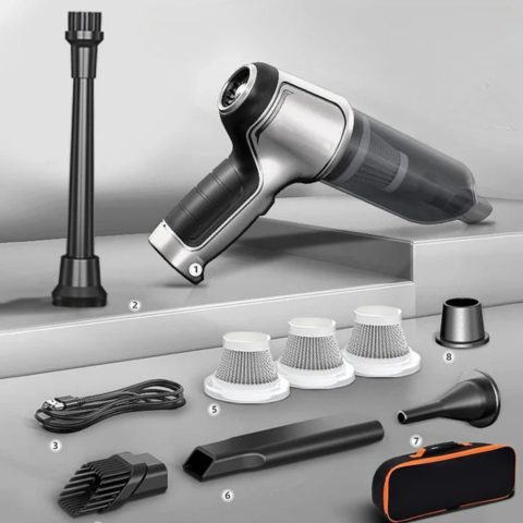 Bärbar Bil Dammsugare – Effektiv och Sladdlös Rengöring 