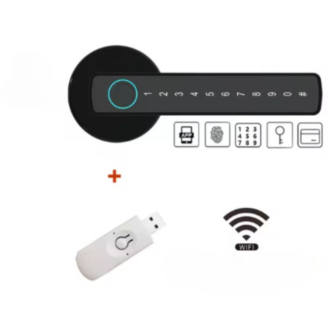 Fechadura Biométrica Multifuncional – Segurança Avançada e Acesso Rápido 