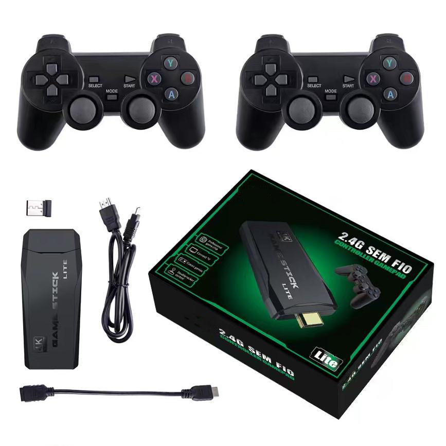 Retro Spillkonsoll – 4K Opplevelse Og Dobbel Joystick 