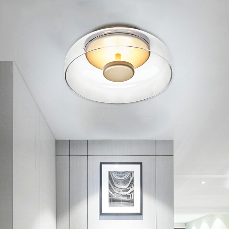 Lámpara de techo LED de vidrio – Iluminación elegante y moderna 