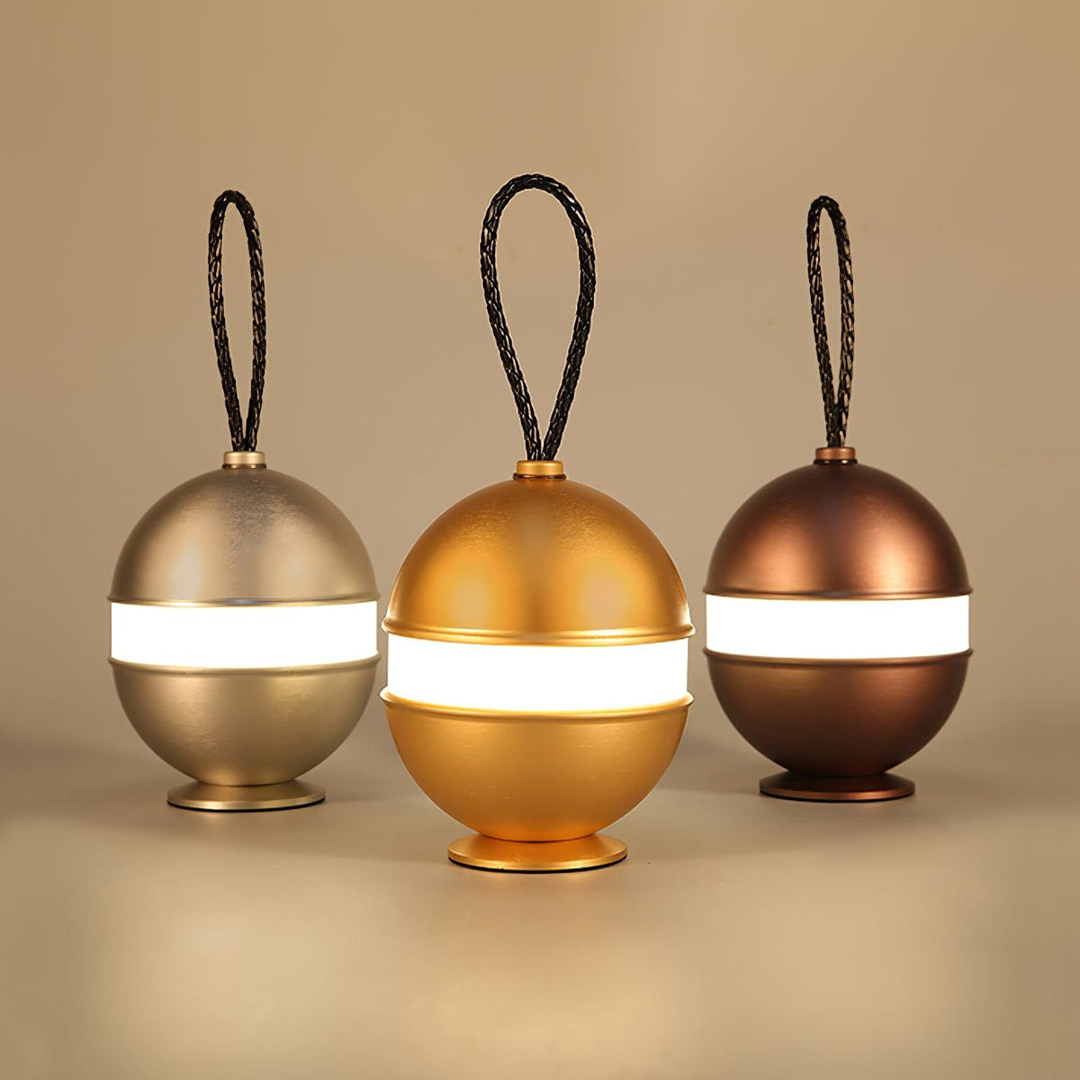 Dobíjacia guľová lampa - elegantný dizajn a relaxačné svetlo
