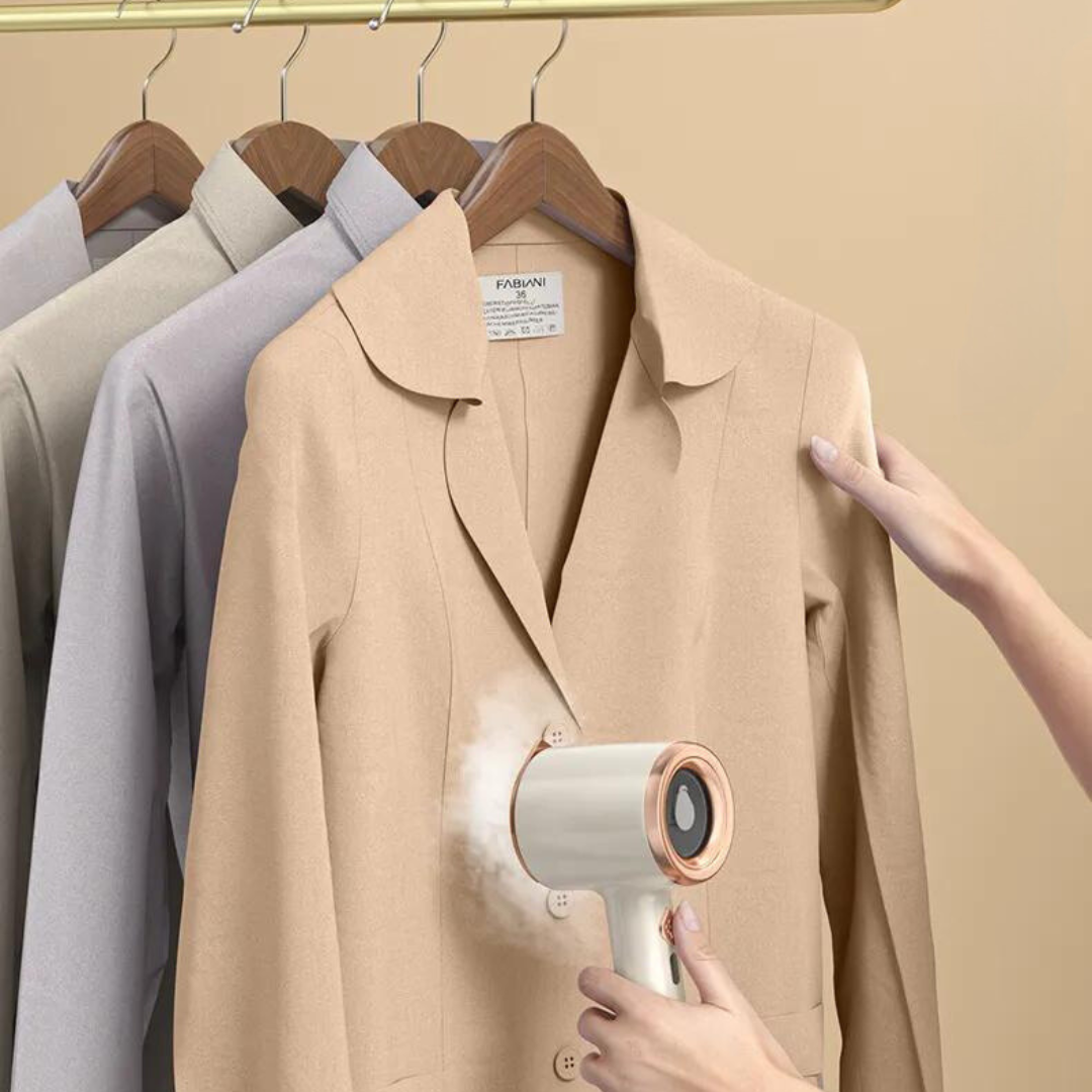 Bærbar USB-dampstryger — Kompakt og nem at transportere 