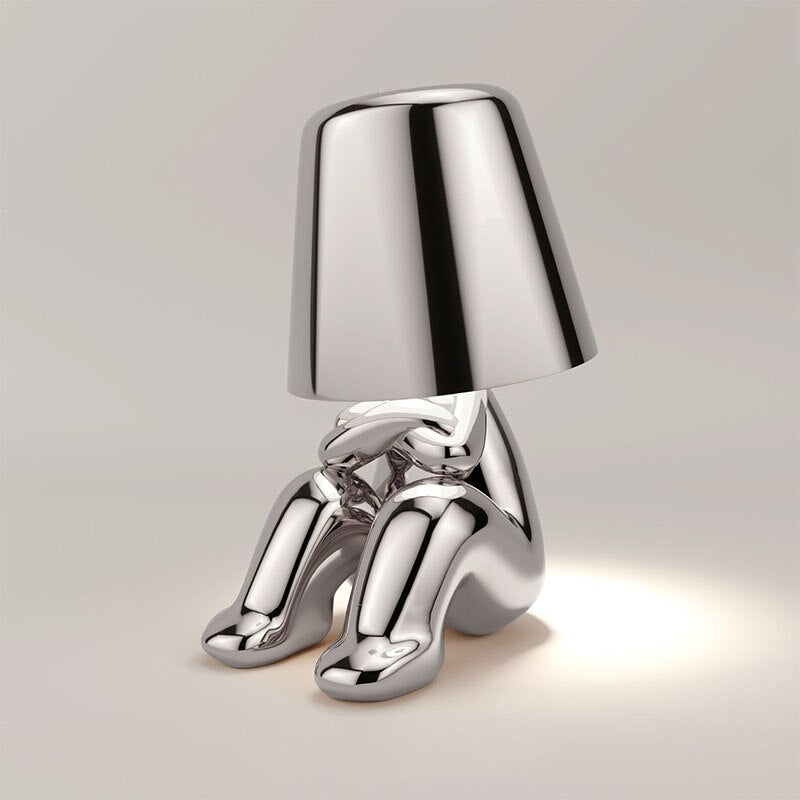 Lámpara de Mesa Moderna – Elegancia Minimalista y Luz Suave 