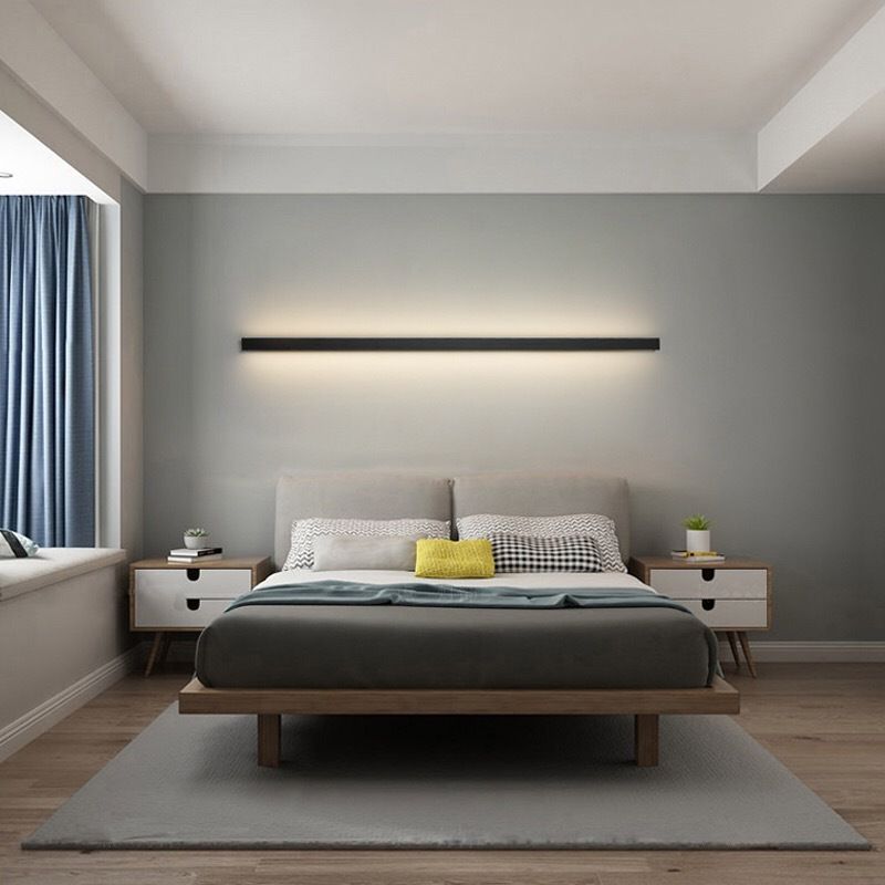 Lampa Ścienna LED Liniowa – Elegancka Prostota do Nowoczesnego Wnętrza 