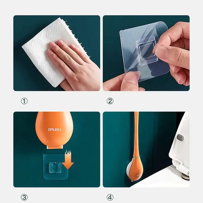 Smartbrush - perie WC elegantă și igienică din silicon