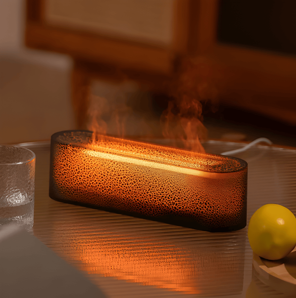 Dyfuzor aromatów USB z wielokolorowym oświetleniem LED - relaksująca atmosfera i lekka mgiełka