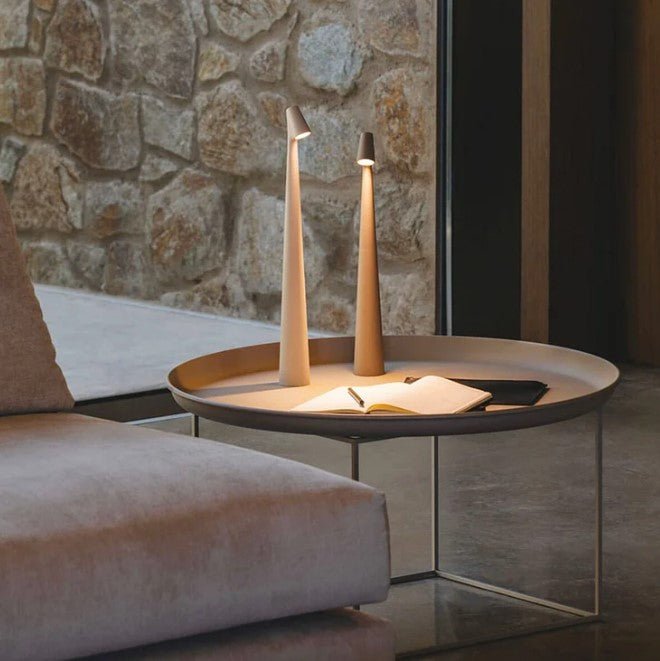Draadloze LED Tafellamp – Minimalistisch en Elegant Ontwerp 