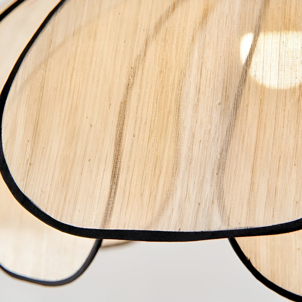 Elegantná závesná lampa z prírodného prútia - prírodná dekorácia a harmonické osvetlenie