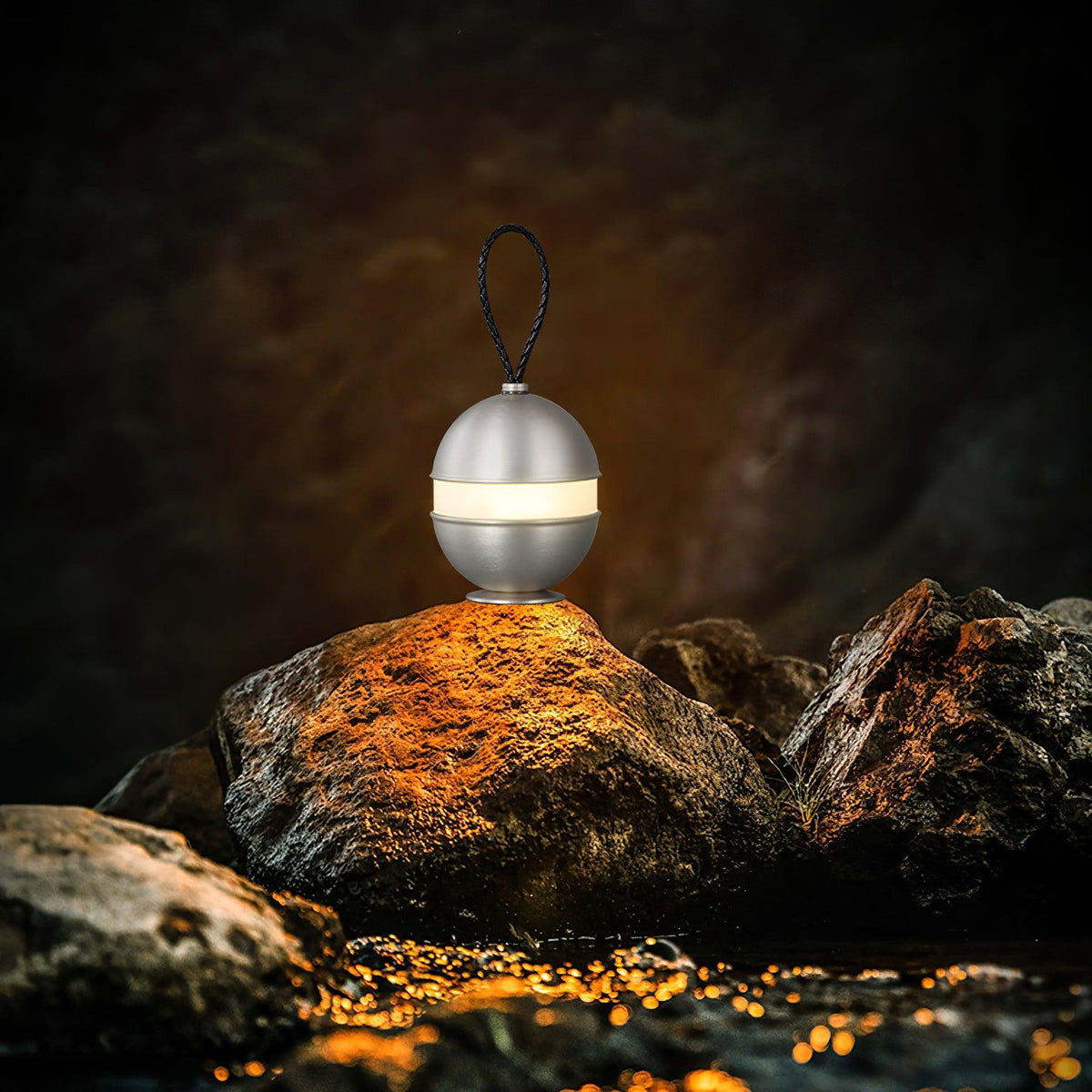 Dobíjacia guľová lampa - elegantný dizajn a relaxačné svetlo