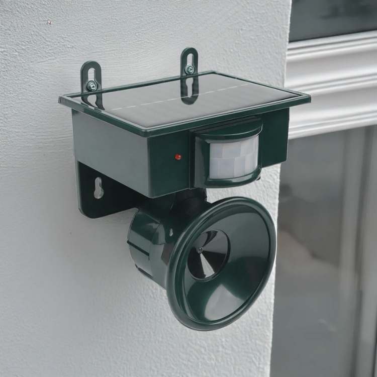 Elektroniczny odstraszacz do ogrodu — odstrasza ptaki i chroni Twoje przestrzenie 