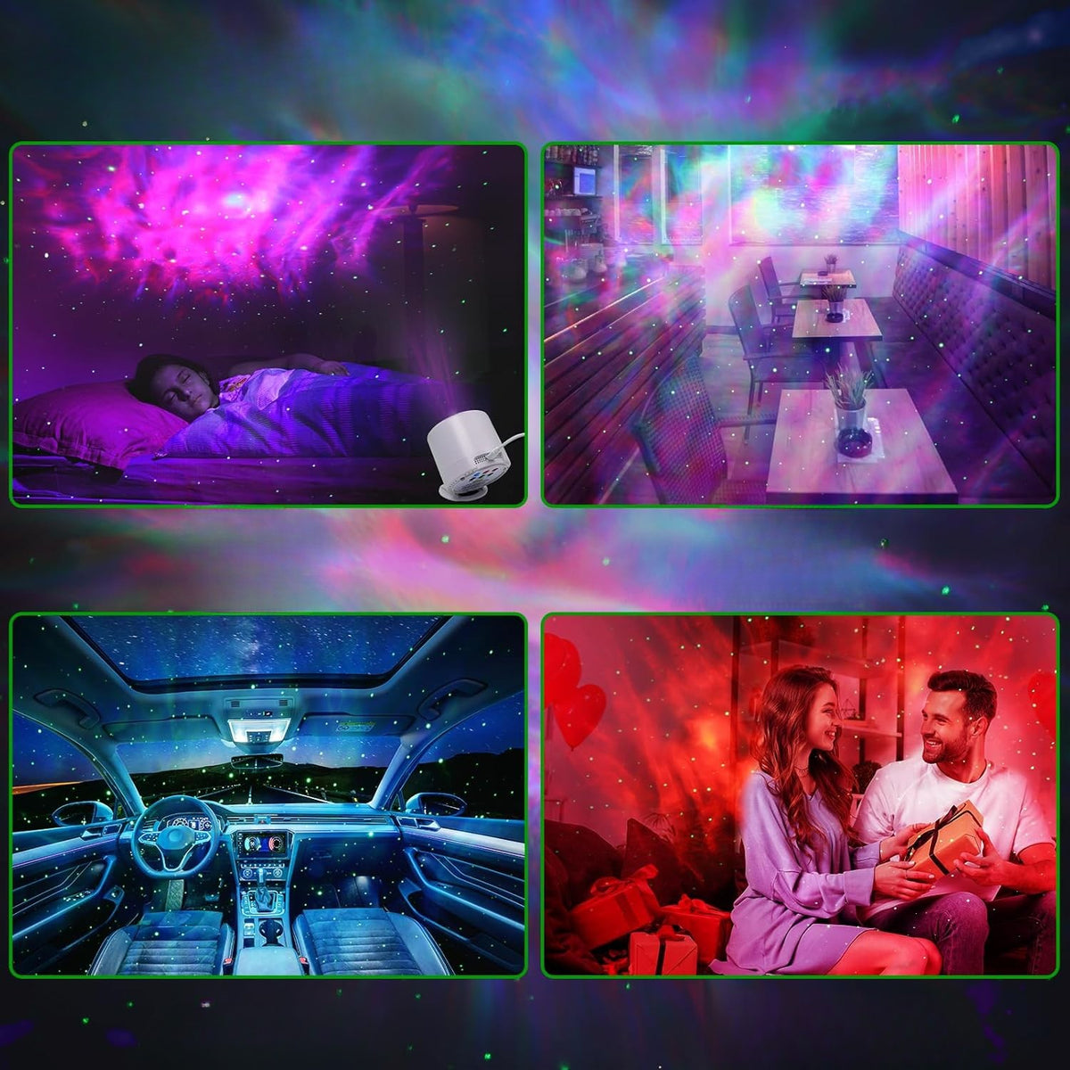 LED projektor – Afslappende Galaxie Atmosfære 