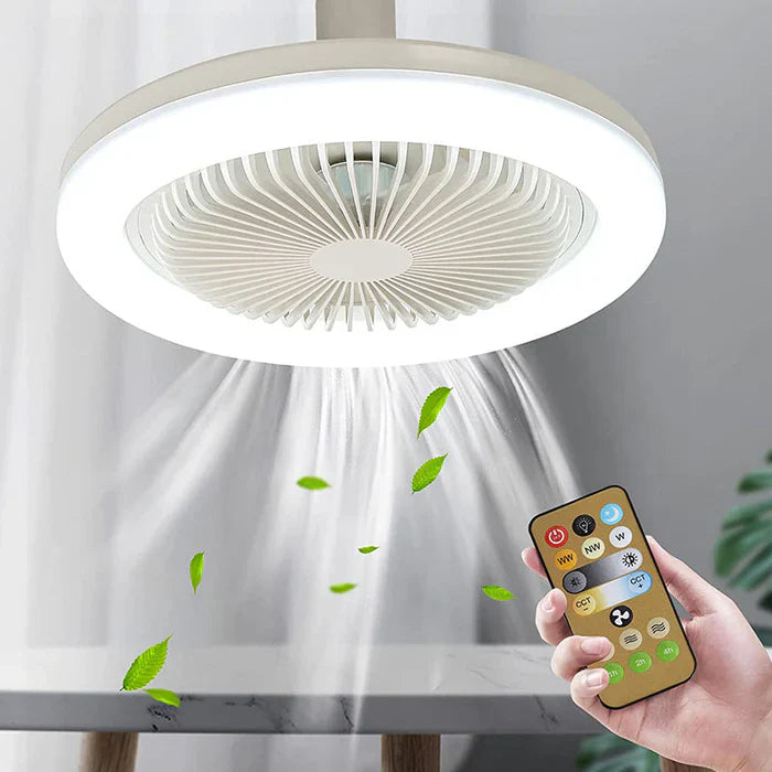 Ventilador de Techo Multifuncional – Circulación de Aire y Iluminación Integrada 
