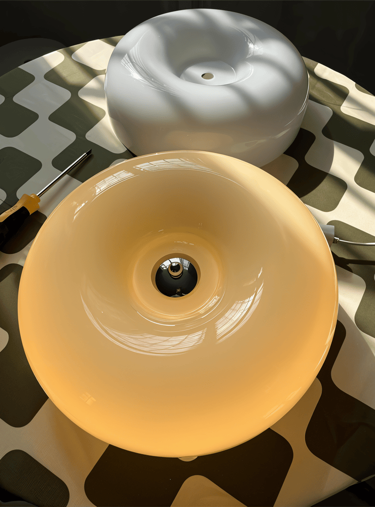 Scandinavische glazen plafondlamp - Moderne decoratie & eenvoudige installatie