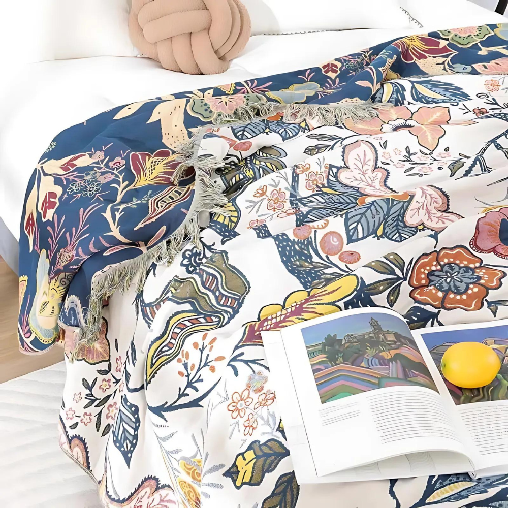 Artistieke Dekking Rustieke Stijl Met Bloemen 