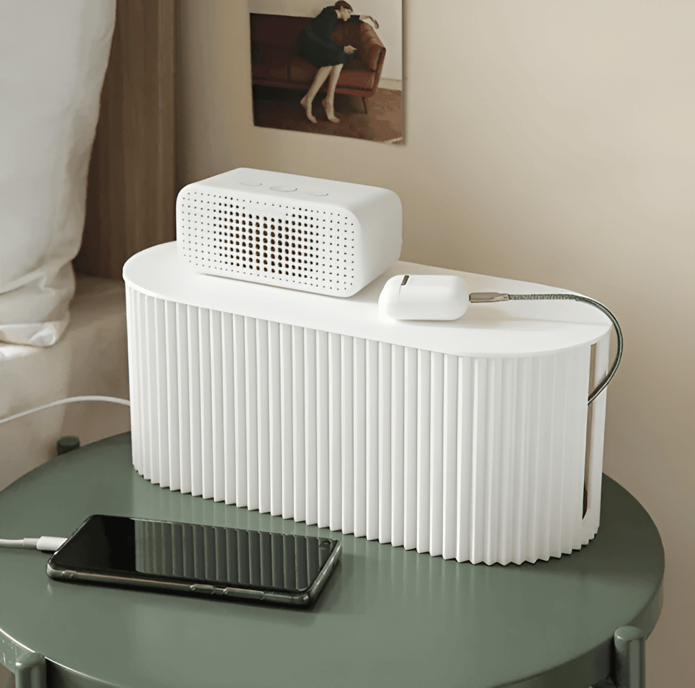 Minimalistisk kabelopbevaringsboks - ren organisering og slankt design