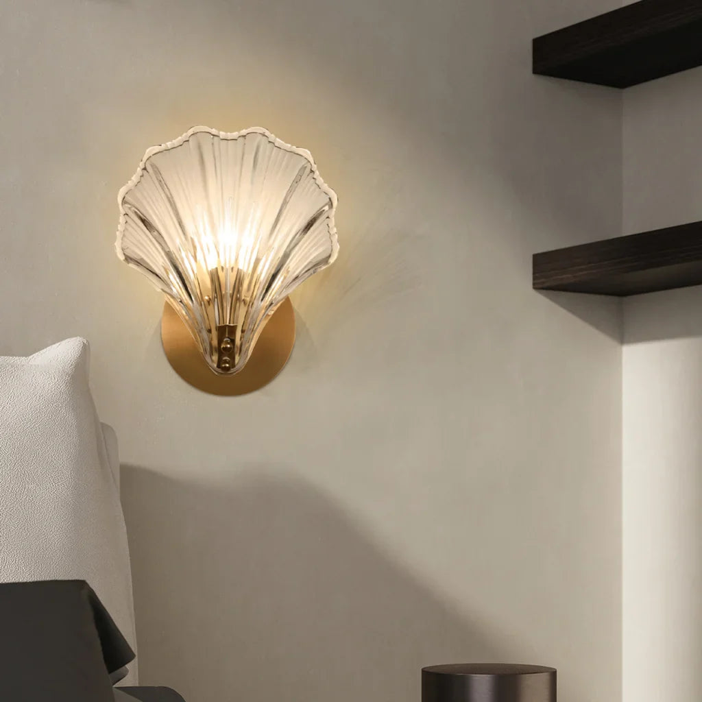 Vägglampa Snäcka – Elegant Och Marin Belysning 
