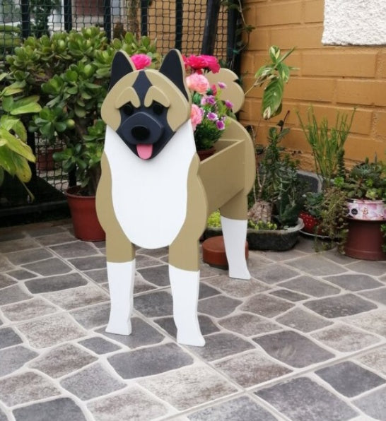Originaler Blumentopf — Hundform 