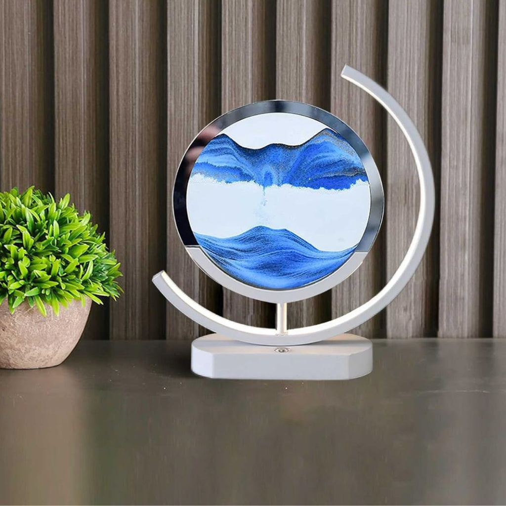 Lampada A Sabbia In Movimento – Rilassamento Visivo E Atmosfera Rilassante 