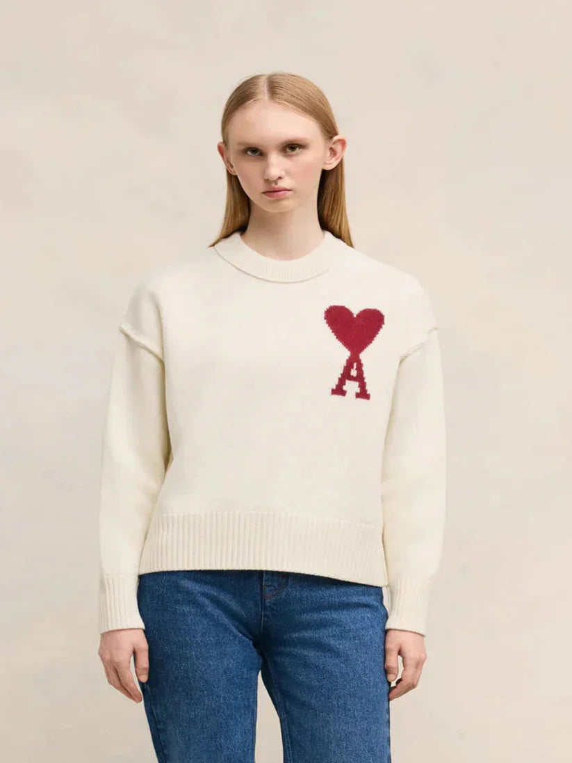 Aimed | Unisex Sweater – Iconic Heart and Trendy Style 