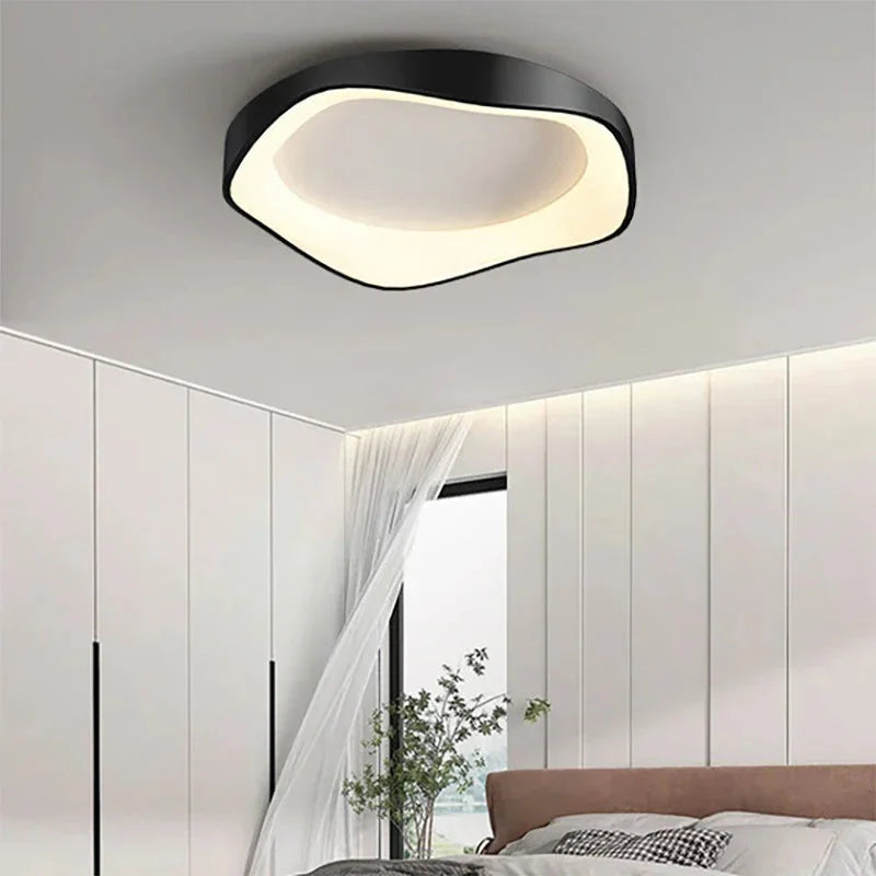 Lampa sufitowa LED asymetryczna – trend i elegancja 